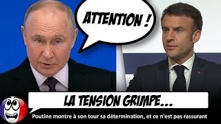 Poutine RÉPOND à Macron et cest BRUTAL [upl. by Guise]