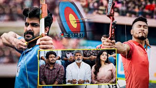 Lakshya Movie Naga Shaurya Archery Game Scenes  Jagapathi Babu  Satya  Tollywood Cinemalu [upl. by Sutherland284]