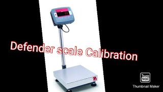 Defender 2000 weight scale calibration [upl. by Eicyac]