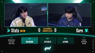 2024 GSL S2 Ro16 Group C Match3 Cure vs Stats [upl. by Kreiker]