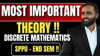 MOST IMPORTANT THEORYDISCRETE MATHEMATICSSPPU ENDSEMPRADEEP GIRI SIR [upl. by Izak]