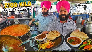 40 Patiala Shahi Indian Street Food 😍 Hyderabadi Veg Biryani Amritsar Nutri Kulcha Chole Kulche [upl. by Jenkel]