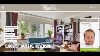 Te koop Kloosterlaan 116 Hilversum  Hoekstra en van Eck Makelaars  Méér Makelaar [upl. by Ahseral]