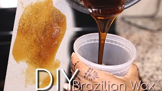 Brazilian Wax At Home  DIY SUGAR WAX  My Sugaring Routine [upl. by Stacia]