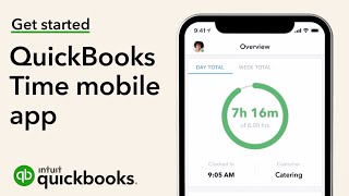 How to get started on the QuickBooks Time mobile app [upl. by Gabriellia]