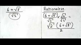 GCSE Maths Simplifying surds [upl. by Nodnil]