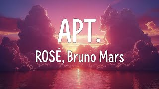 ROSÉ Bruno Mars  APT Mix Lyrics  Lady Gaga Loving Caliber Bruno Mars Lyrics [upl. by Eninaj]