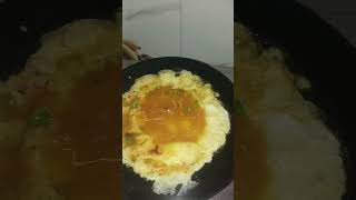 Egg omelette🥚🍳🤤 omelette food masalaomeletterecipe recipe egg eggrecipe [upl. by Hgielra880]