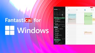 Fantastical for Windows  the best calendar and tasks app [upl. by Des]