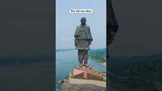 182 meters Tall Statue in India 🇮🇳 statueofunity gujarat ektanagar wanderingminds [upl. by Anuala]