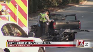 Airport Road reopens in Fayetteville after deadly traffic accident [upl. by Eerak]