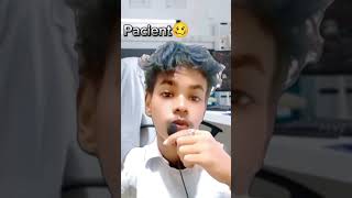 Doctor vs pacient 🥴😅shortvideo shortsvideos funny comedy viralsviral [upl. by Elleda]