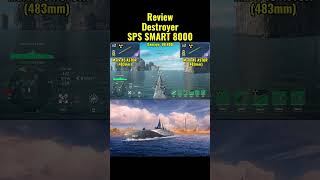 Review of the SPS SMART 8000 destroyer in the game Modern Warships [upl. by Dannye804]