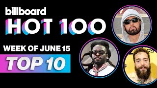 Billboard Hot 100 Top 10 Countdown for June 15 2024  Billboard News [upl. by Miun845]