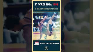 📅 Kartka z kalendarza 21 września 1988 r shorts wrestling sports zapasy wroński [upl. by Akihc]