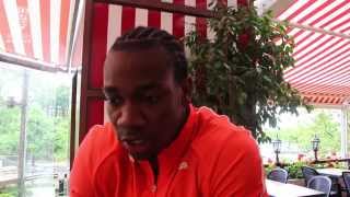 Yohan Blake talks on the eve of the Lausanne Diamond League [upl. by Ardie]