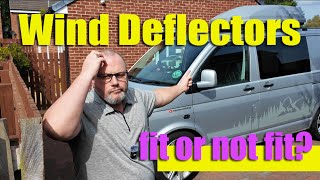 How to or not to fit Wind deflectors to my VW Campervan [upl. by Razatlab]