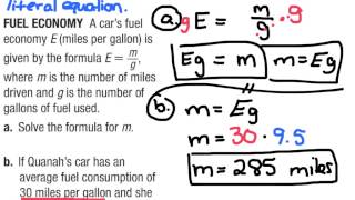 Literal Equations and Dimensional Analysis [upl. by Miran272]