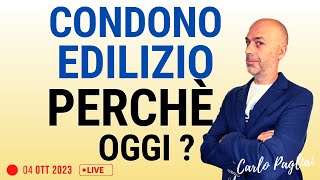 Condono edilizio perchè oggi [upl. by Nevla]