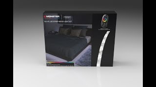 Monster Illuminessence 164ft LED Strip Mood Light Kit Review [upl. by Inanaup]