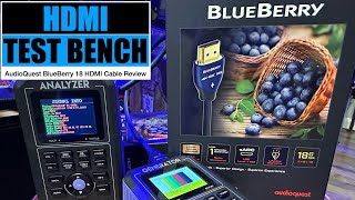 AudioQuest Blueberry 18 HDMI Cable Review on AV Nirvanas HDMI TEST BENCH [upl. by Dorion]