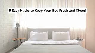 5 Easy Hacks to Keep Your Bed Fresh and Clean [upl. by Kuster284]