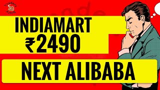 indiamart share news  stock crash  लेकिन next alibaba है  top stock for india growth story [upl. by Elianora]