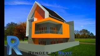 Tutorial Render Project di REVIT [upl. by Akirehc426]