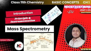 Mass SpectrometryInstrumentationChemistry Class 11BASIC CONCEPTS1L7Part1MDCATECATNEET [upl. by Harac]