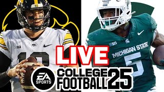 Iowa at Michigan State  101924 Simulation EA College Football 25 [upl. by Nester937]