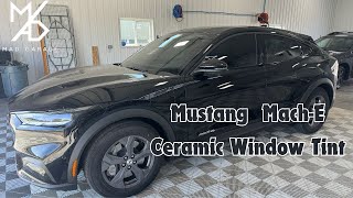 Installing Ceramic Window Tint on Mock E Mustang [upl. by Alyakcim]