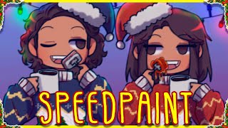 FELIZ NAVIDAD  SPEEDPAINT [upl. by Komarek]