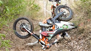 Slippery CARNAGE at Bassella Race 1 2023 with 1200 ENDURO Riders 🥶 by Jaume Soler [upl. by Nwonknu]