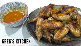 Easy Baked Chicken Wings and Hot Sauce Using Franks Recipe [upl. by Inamik]