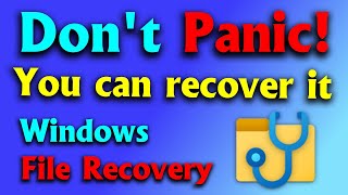 Recover permanently deleted files and folders with Windows File Recovery WINFR [upl. by Giah]