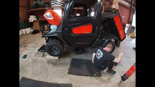 Kubota rtvx1100c Block heater installation [upl. by Kris]