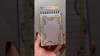 MINI CUTE🥰 notebook front page designboarder mini ytshorts cutenotes cute satisfying diary [upl. by Forsta]