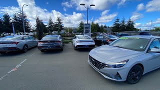 Looking for a Fuel Efficient vehicle with warranty 2021 Elantra Hybrid Ultimate package [upl. by Eicyac]