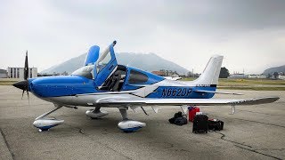 IFR Flight Vlog  Cirrus SR22T G6 London To Switzerland  ATC Audio [upl. by Thinia]