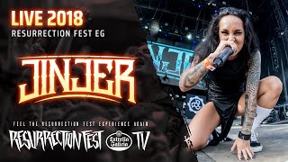 Jinjer  Captain Clock Official Live at Resurrection Fest EG 2018 [upl. by Karlis252]