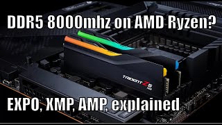 EXPO vs XMP on AMD Ryzen  UCLK MCLK FCLK explained [upl. by Soneson]