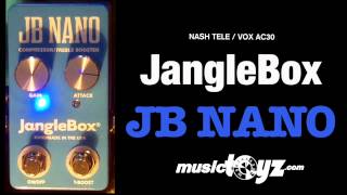 The JangleBox Nano Compressor Treble Booster guitar pedal [upl. by Huberty688]