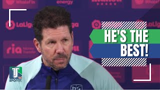 Diego Simeone COMPARES Lionel Messi with Diego Maradona [upl. by Jansson]