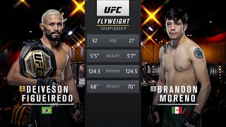 UFC 270 Free Fight Brandon Moreno vs Deiveson Figueiredo 1 [upl. by Ojahtnamas]