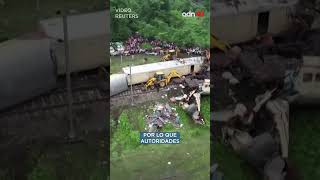 15 muertos y al menos 60 heridos por choque de trenes en la India [upl. by Alysa989]