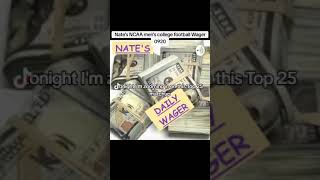 Nates NCAA mens college football Wager 0920 [upl. by Holbrooke]