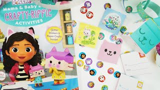 Gabbys Dollhouse Mama amp Baby Box Craftyriffic Activities Paper Craft Book [upl. by Latouche]