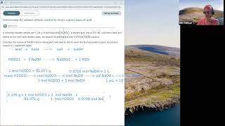 Determining the Volume of Base Required to Titrate a Given Mass of Acid [upl. by Hairym]