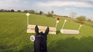 Helmet Cam Reloaded 2018 RRP Thoroughbred Makeover  Cross Country [upl. by Marthe495]