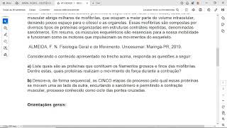 a Liste quais são as proteínas que contituem os filamentos grossos e finos das miofibrilas Dentre [upl. by Sirtimed118]